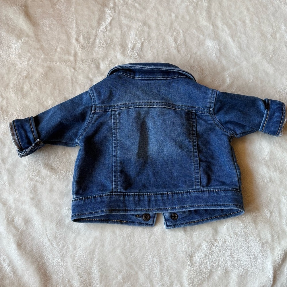 Baby Girl Bundle – Sz 0-6 Months | Denim Jacket, Corduroy Dress & Floral Onesie - Picture 3 of 10